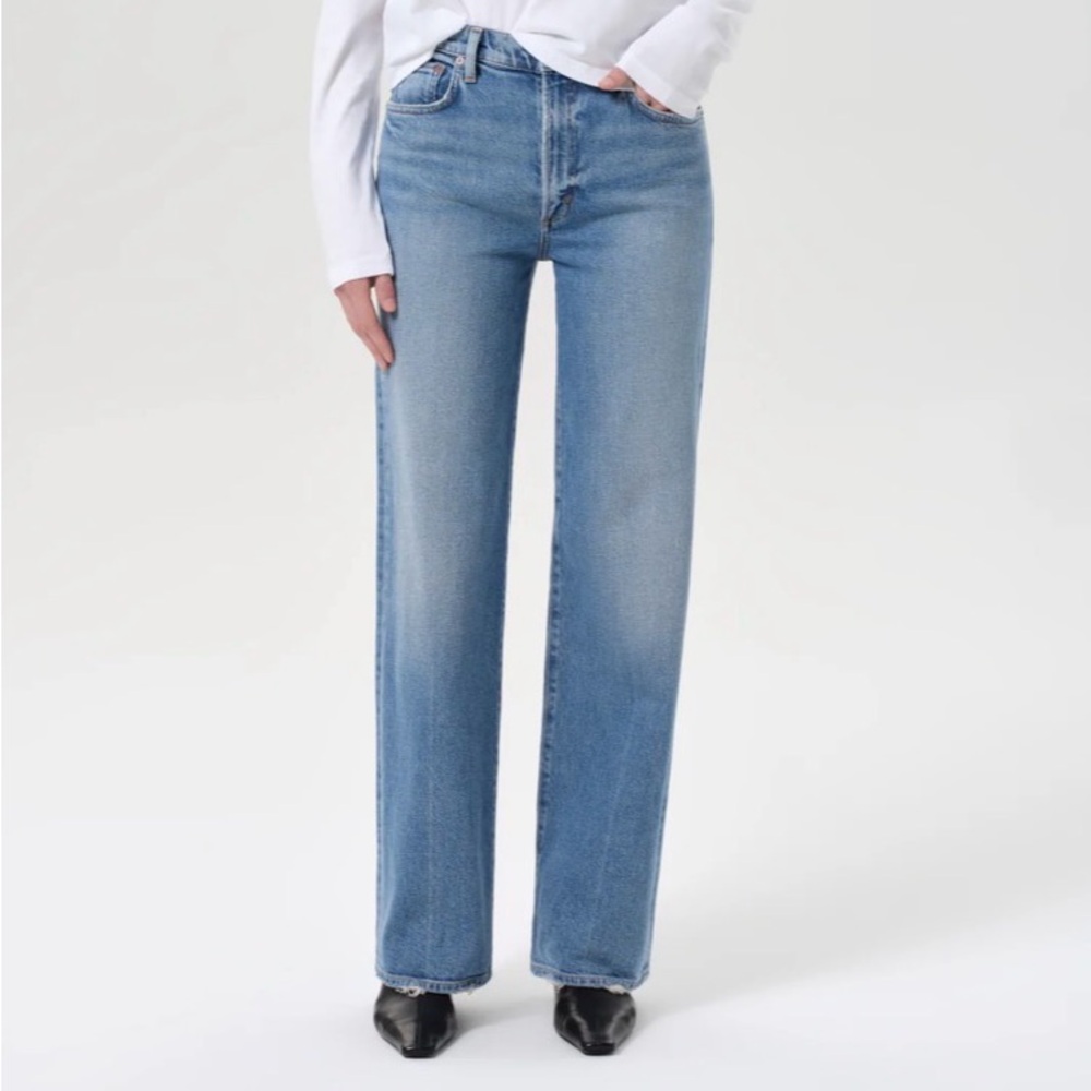 NWT AGOLDE - Harper Straight Jeans in Forum